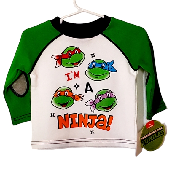 Nickelodeon Other - BK05-4 * Nickelodeon Teeneage Mutant Ninja Turtles Sweatshirt Size 6/9M NWT
